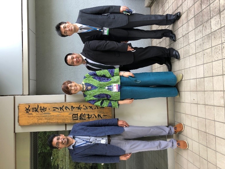 click to enlarge Sep.15,2021_Ph.D.graduates<br>and ICHARM assistants