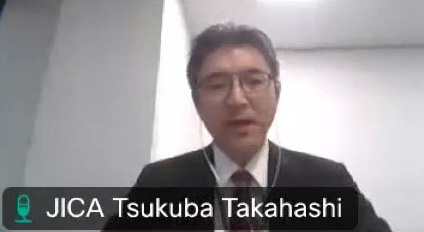 クマール・ジャー本部長の開会挨拶来賓挨拶を頂いた高橋JICA筑波所長、大田GRIPS学長