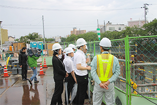 富山市との連絡会議開催・現場視察